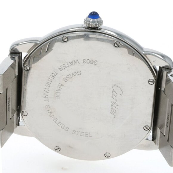 Cartier Ronde Solo de Cartier Sapphire Unisex Watch- Stainless Steel Quartz 3603 - Picture 7 of 7